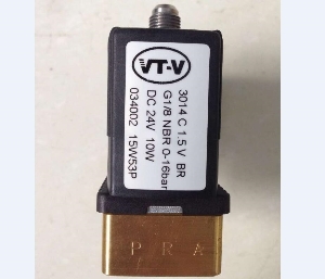 034002 VT-V订货号3014型黄铜电磁阀-螺纹G1/8电压DC24V功率10W口径DN1.5