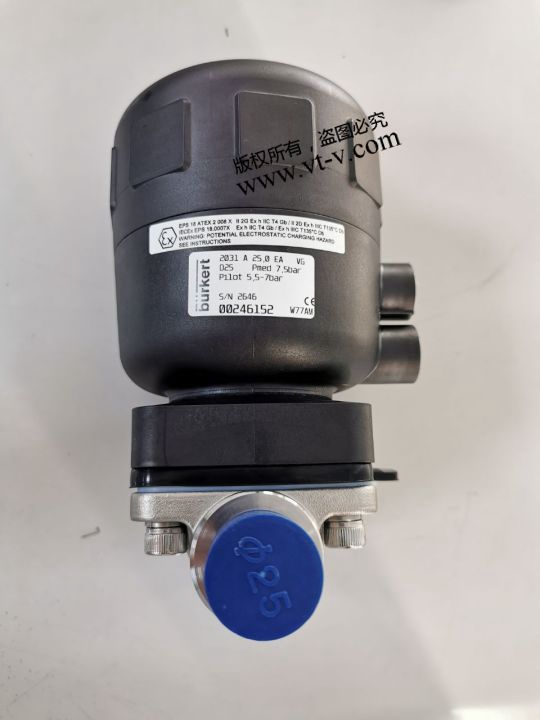246152 Burkert订货号 2031-A-2-25,0-EA-VG-SA60-D-F       *2/2-way-piston-operated diaphragm valve